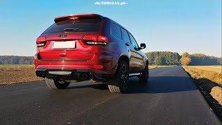 Jeep Grand Cherokee Trackhawk 6.2 V8 717 hp exhaust sound, revs, start up sound, interior sound