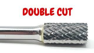 Which is better? Single or double cut carbide bur tool