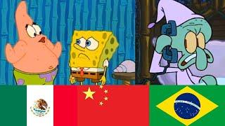 SpongeBob Gibberish in 15 different languages (Squidville)