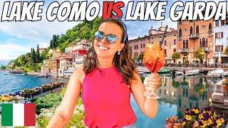 WHICH IS BEST? LAKE COMO AND LAKE GARDA TRAVEL GUIDE!  (Bellagio, Malcesine, & more)