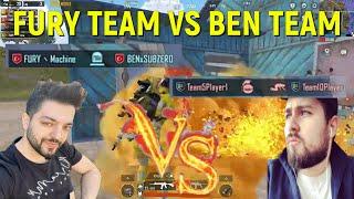 FURY TEAM VS BEN TEAM! FURY MACHINE 1 VS 3! ÜÇ FARKLI AÇIDAN! PUBG MOBILE YAYINCI KARŞILAŞMALARI