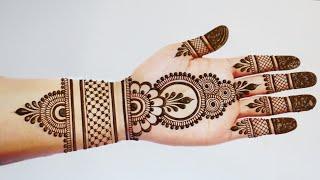 Front hand mehndi design |simple arabic mehndi designs |easy new style mehndi design |mehandi design