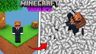 Minecraft, But I have UNLIMITED IRON Glitch in Skyblock Tamil