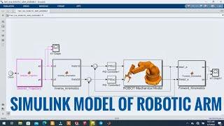 The Full Modeling and simulation of a Robotic Arm using MATLAB simscape multibody and Solidworks