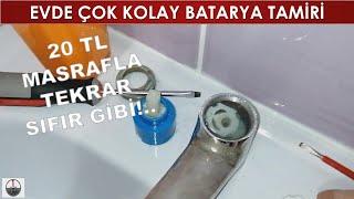 Aç Kapa Musluk Batarya Tamiri Nasıl Yapılır - Çok Kolay