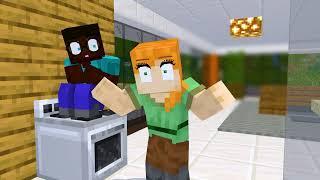 Alex revenge Steve? / Steve and Alex life minecraft animation