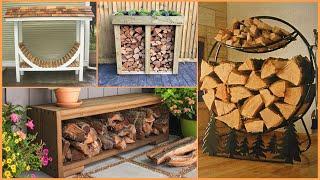 80 Firewood Storage Ideas