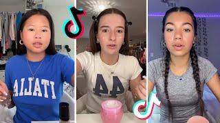 Makeup Tutorial Tiktok Compilation - GRWM  ( Get Ready With Me ) ️(Skincare, Makeup, Outfits) 872