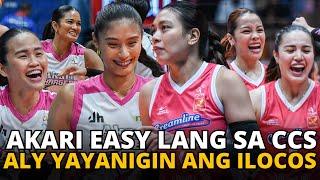 Creamline MAMANIIN LANG ang Akari!? Serves & Attacks ng CCS SAKIT NG ULO ng Chargers!