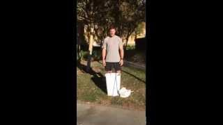 Kevan Miller does the ice bucket challenge to support ALS research