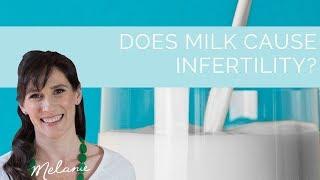 Does milk cause infertility?