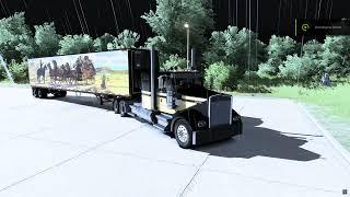 American Truck Simulator V1.53 - Kenworth W900A -Texarkana (TX) to Wichita Falls (TX) - 4K UHD