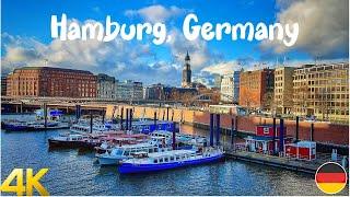 Hamburg, Deutschland Rundgang 4K 60fps - Eine schöne deutsche Stadt