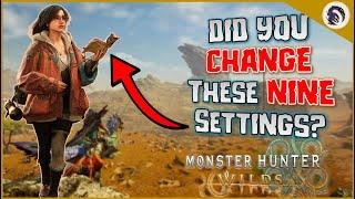 NINE Settings You'll WANT TO CHANGE in Monster Hunter Wilds!!