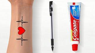 How To Make Tattoo At Home | Tattoo | Tattoo Designs - ABCD