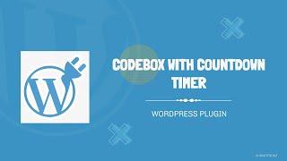 (Premium) Codebox with countdown timer plugin for WordPress | wordpress Plugin @atAnupam