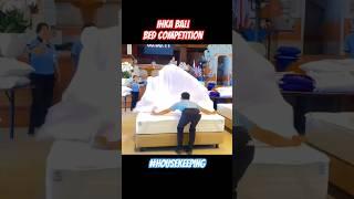 Bed Competition IHKA Bali #housekeeping #makeuproom #towelart #perhotelan
