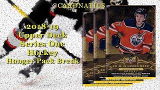 2018-19 Upper Deck Hockey Series One Hanger Pack Break Video Cardnatics