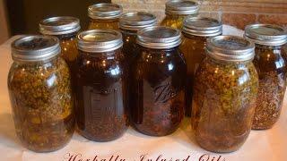 Making Two Herbal Infusions Sea Buckthorn Berries and Calendula