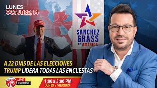 A 22 DIAS DE LAS ELECCIONES TRUMP LIDERA TODAS LAS ENCUESTAS I Sánchez Grass en América