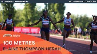 Elaine Thompson clocks 10.71 in Szekesfehervar | Istvan Gyulai Memorial