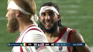 U.S.A. vs. Italy Men's Flag Football Championship at 2022 World Games Highlights