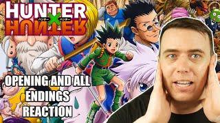 Hunter X Hunter Opening And All Endings REACTION