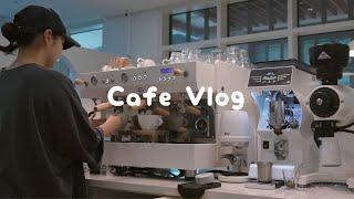 CAFE VLOG ️ 라떼아트 클래스로 시작하는 하루, 카페사장 브이로그