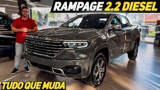 NOVA RAMPAGE LARAMIE 2.2 DIESEL 2025 - COM NOVO MOTOR E MAIS COMPLETA