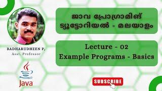 02 - Java Example Programs - Basics