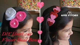 Valentine Head Band/Amis Stitches & Crafts/ Easy DIY