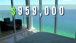 Inside a $959,000 Miami Condo Apartment for Sale | Ocean View 39th Floor | Sunny Isles Beach