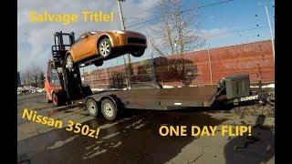 Sergey Pip VLOG 35 My Salvage title Nissan 350z Touring