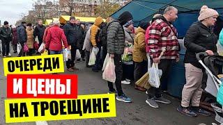 Горы САЛА и МЯСА | Запасаемся продуктами к зиме на Троещине | Цены на рынке на Закревского