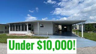 Under $10,000 In Venice Florida (Bay Indies Mobile Home Park)!