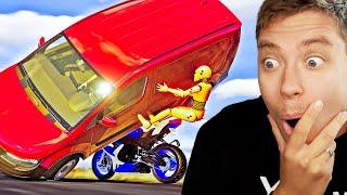 Reacting To EPIC Car Crashes in  [BeamNG.Drive]