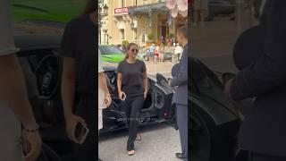 Billionaire Arab Couple arriving with Bugatti at Hotel Paris #monaco #luxury #trending#lifestyle#fyp