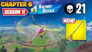 High Kill Solo Ranked Win Gameplay (Fortnite Chapter 6 Season 1)