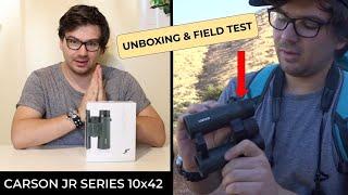 CARSON JR SERIES 10x42 BINOCULARS | UNBOXING & FIELD TEST | Birding Gear