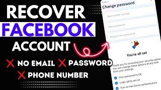 How To Recover Facebook Password Without Email And Phone Number 2024 epi2 @SocialLifeTips