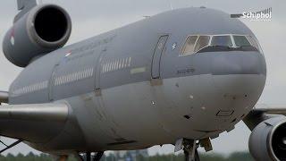 Royal Netherlands Air Force KDC-10s land at Schiphol