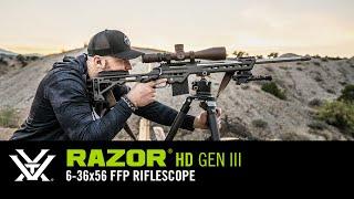 Razor® HD Gen III 6-36x56 FFP Riflescope – Product Overview