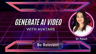 Generate AI video with avatars