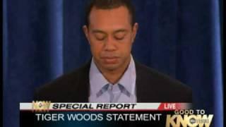 Tiger Woods' Press Conference Apology