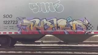 Milwaukee Graffiti 2018- Train Edition