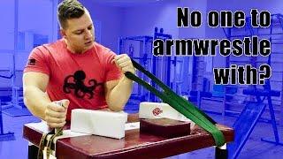 ARMWRESTLING TABLE TRAINING ALONE