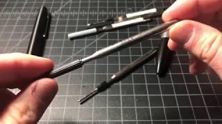 Lamy M16 Ballpoint Refill Explained (Medium vs Broad Writing Comparison)