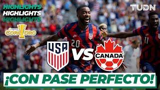 Highlights | Estados Unidos vs Canadá | Copa Oro 2021 | Grupo B | TUDN