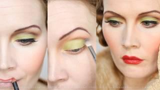 Old Hollywood Makeup Look from the 1930s