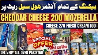 Baking Items Wholesale Market In Karachi | Cheddar Cheese Mozerella Fresh Cream